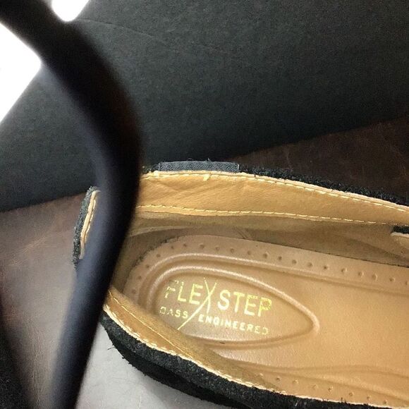 Shoes ladies black suede by bass size 8.5 - Picture 7 of 11